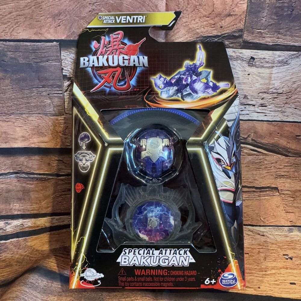 Bakugan Special Attack Ventri Spin Master Customizable Spinning Action Figure
